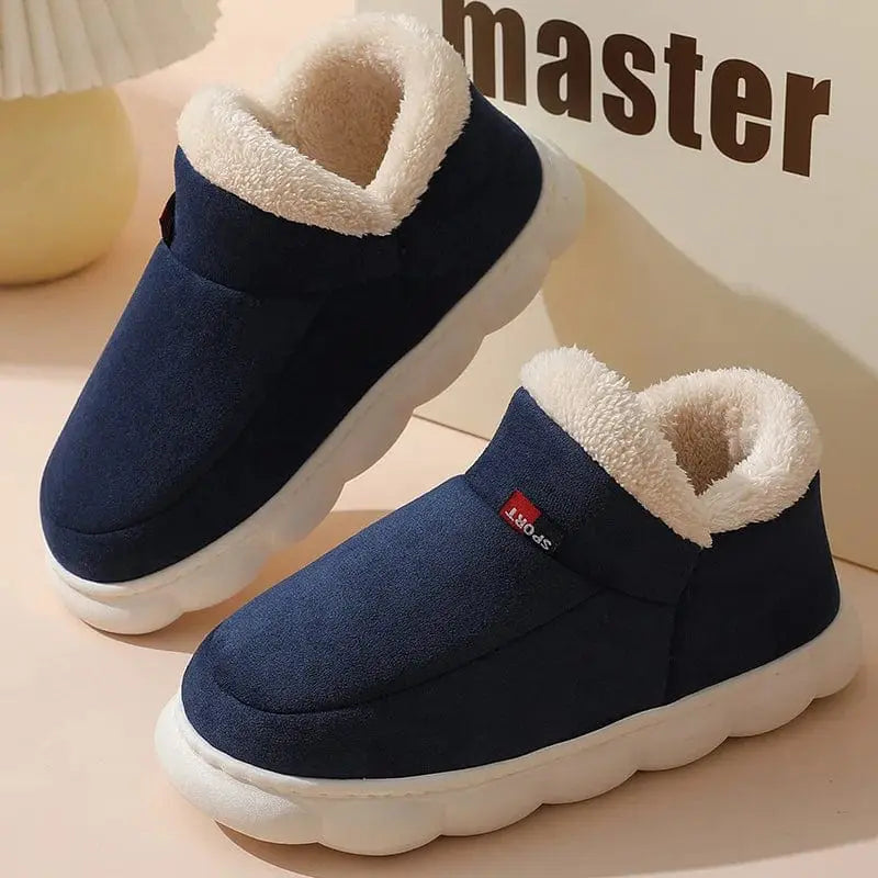 Chaussons chauds | Master bleu - Chaussly