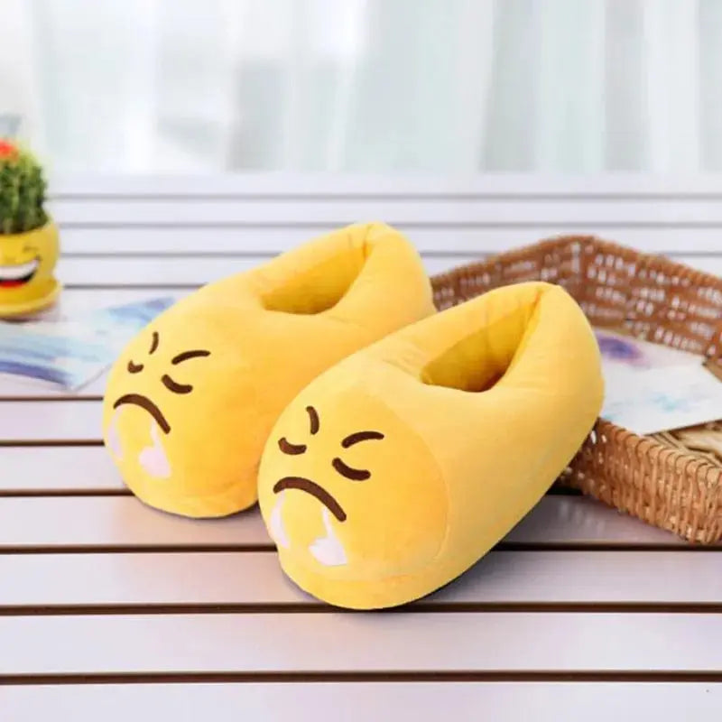 Chaussons emoji | Colère - Chaussly