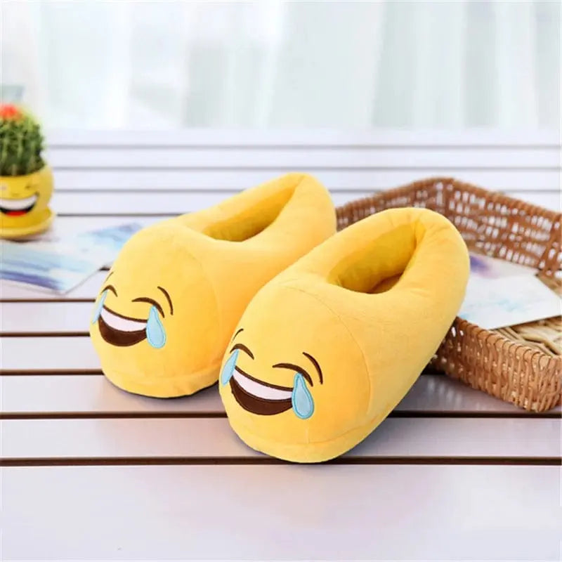 Chaussons emoji | Mort de rire - Chaussly