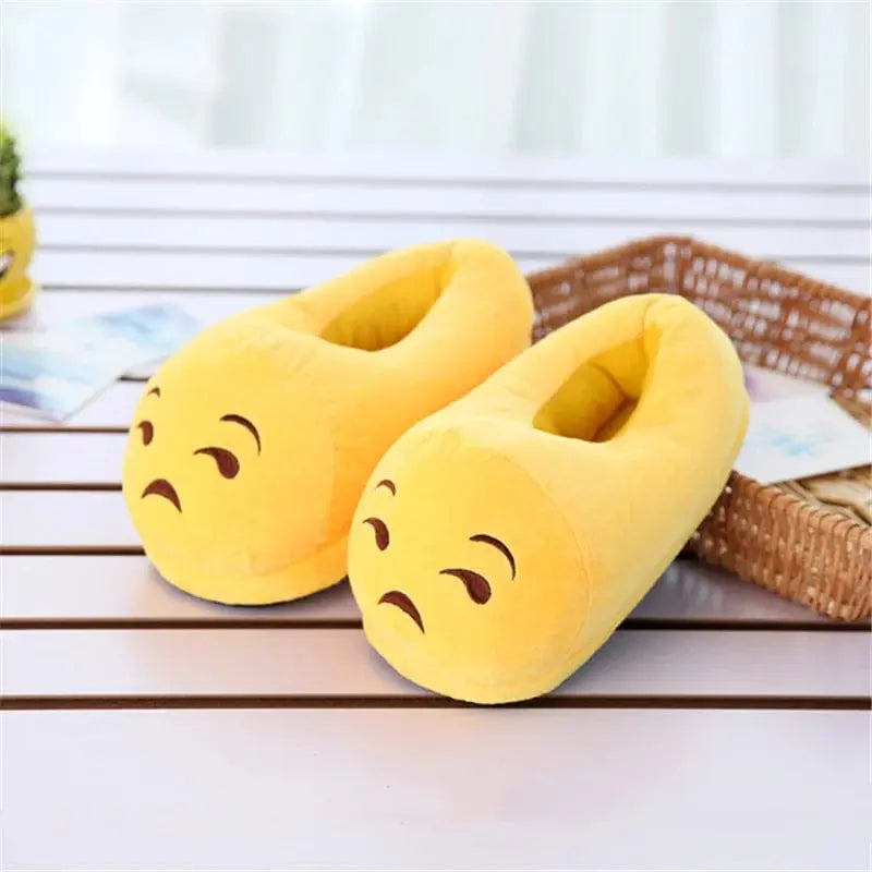 Chaussons emoji | Triste - Chaussly