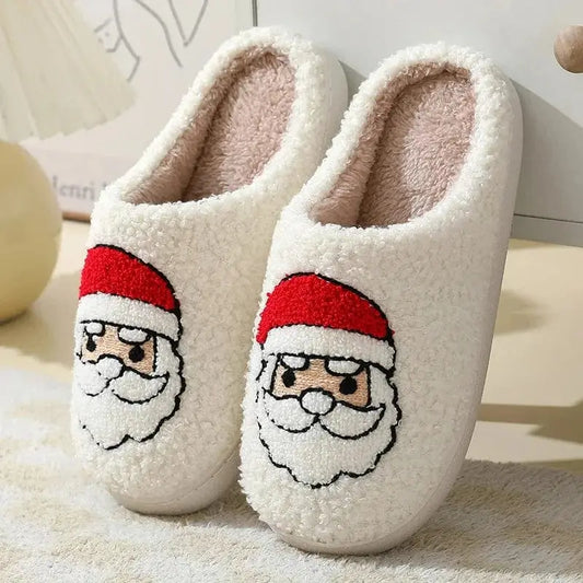 Chaussons femme mules | Père Noël - Chaussly