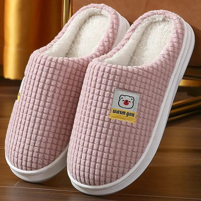 Chaussons mules mixtes | Classique rose - Chaussly