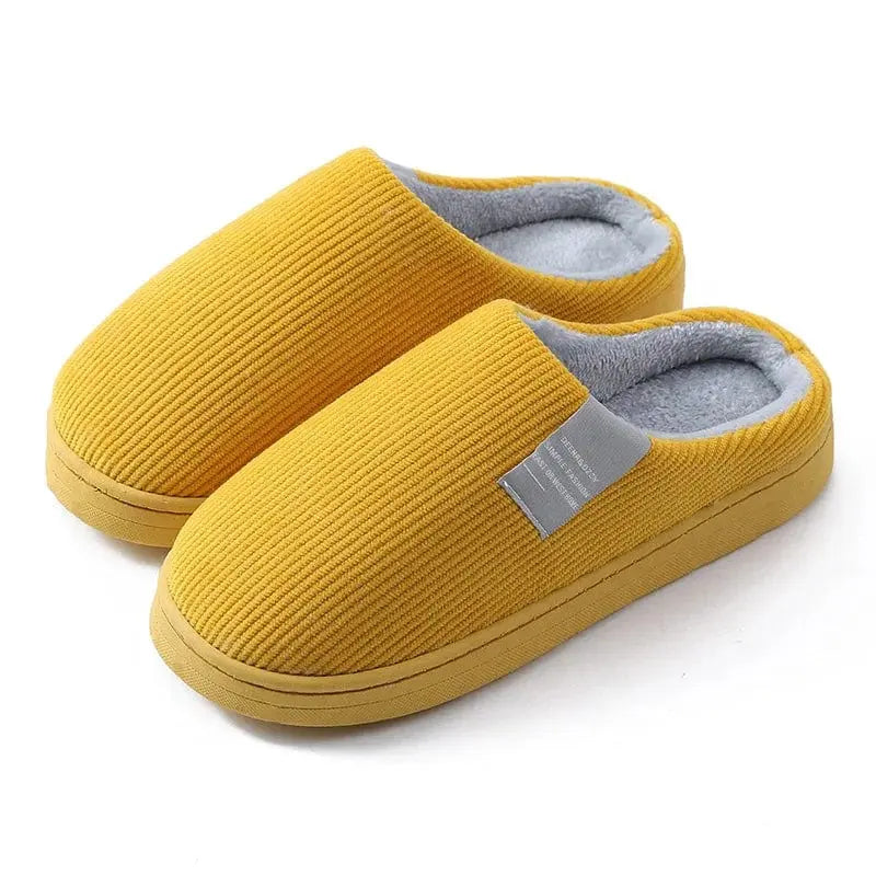 Chaussons souples | Mules jaune - Chaussly