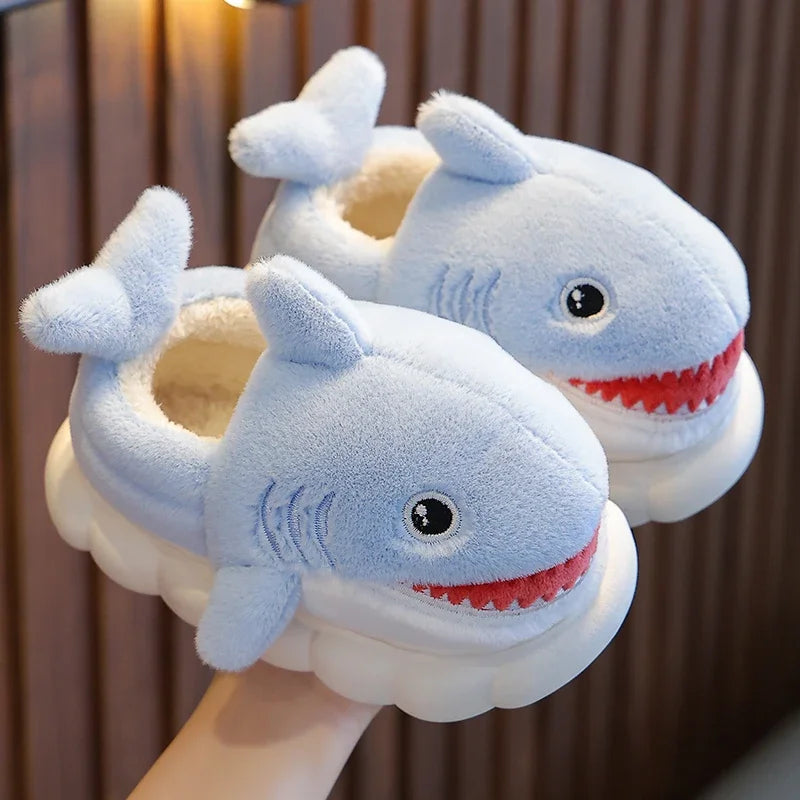 Chaussons animaux enfant | Requin blanc - Chaussly