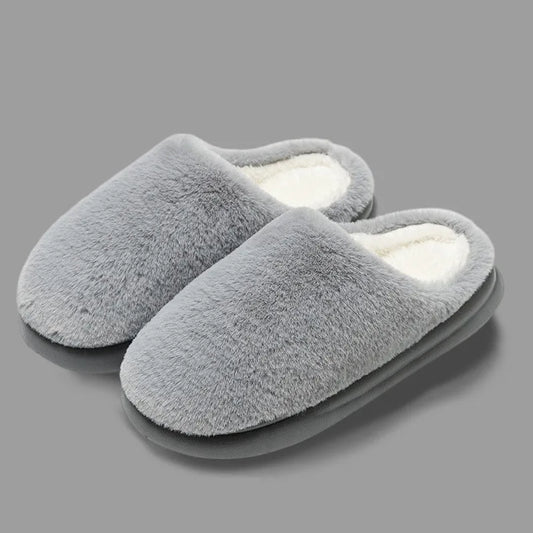 Chaussons en peluche pour homme | Double fourrure