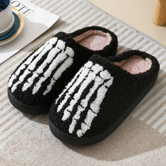 Chaussons mules | Main de squelette - Chaussly