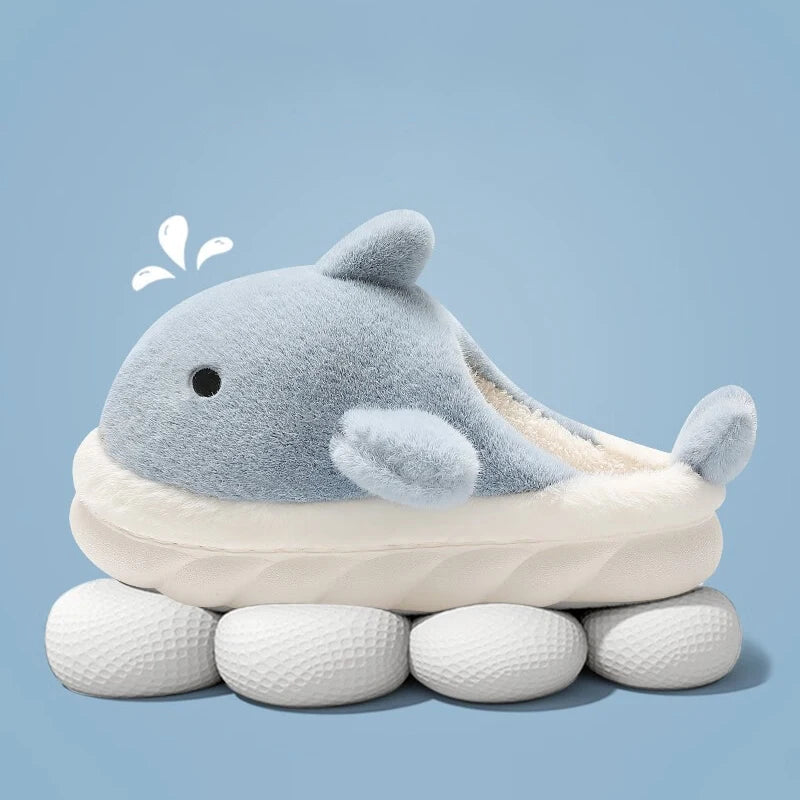 Chaussons animaux pour adultes | Poisson - Chaussly