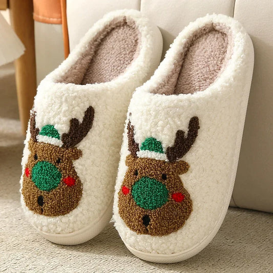 Chaussons mules | Renne vert - Chaussly